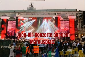 Open-Air-Konzert auf dem Markusplatz